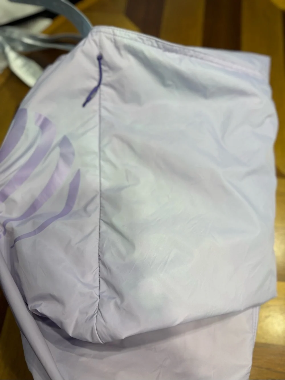 MPG Lavender Duffel Bag with Branded Webbing Strap